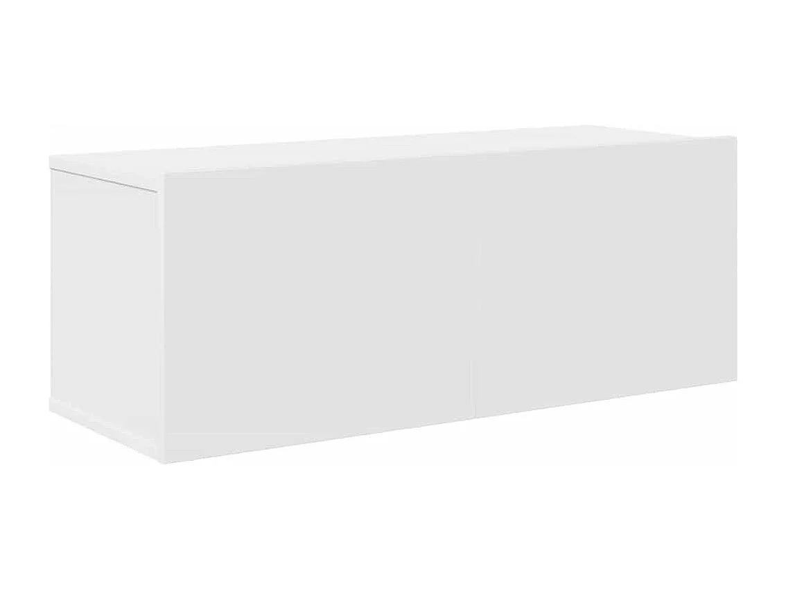 Berkfield 7 Piece TV Cabinet Set White Engineered Wood