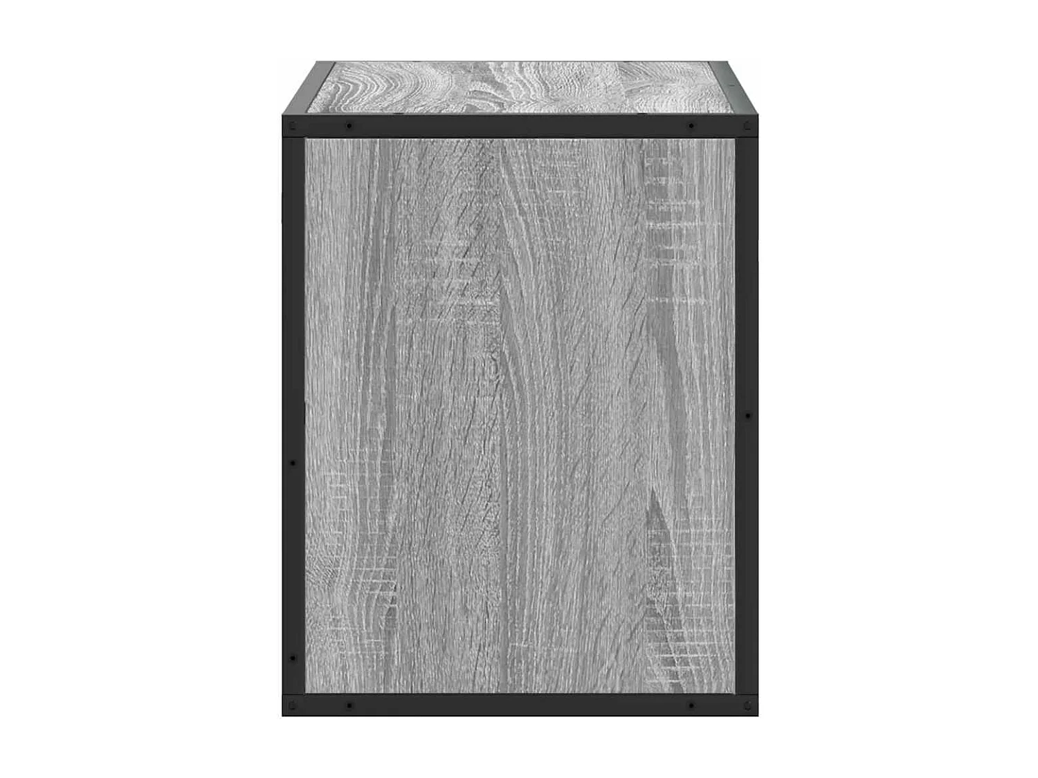 Berkfield TV Cabinet Grey Sonoma 60x31x39.5 cm Engineered Wood and Metal