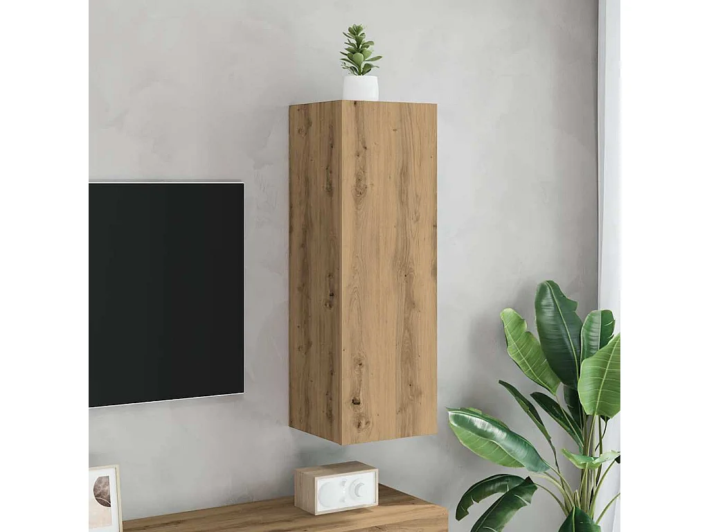 Berkfield TV Cabinet Artisan Oak 30.5x30x90 cm Engineered Wood
