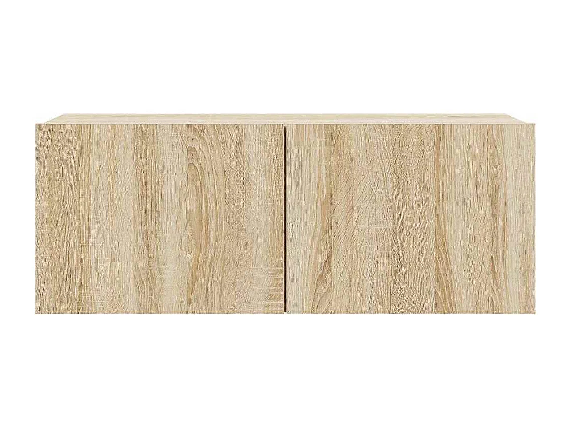 Berkfield 7 Piece TV Cabinet Set Sonoma Oak Engineered Wood