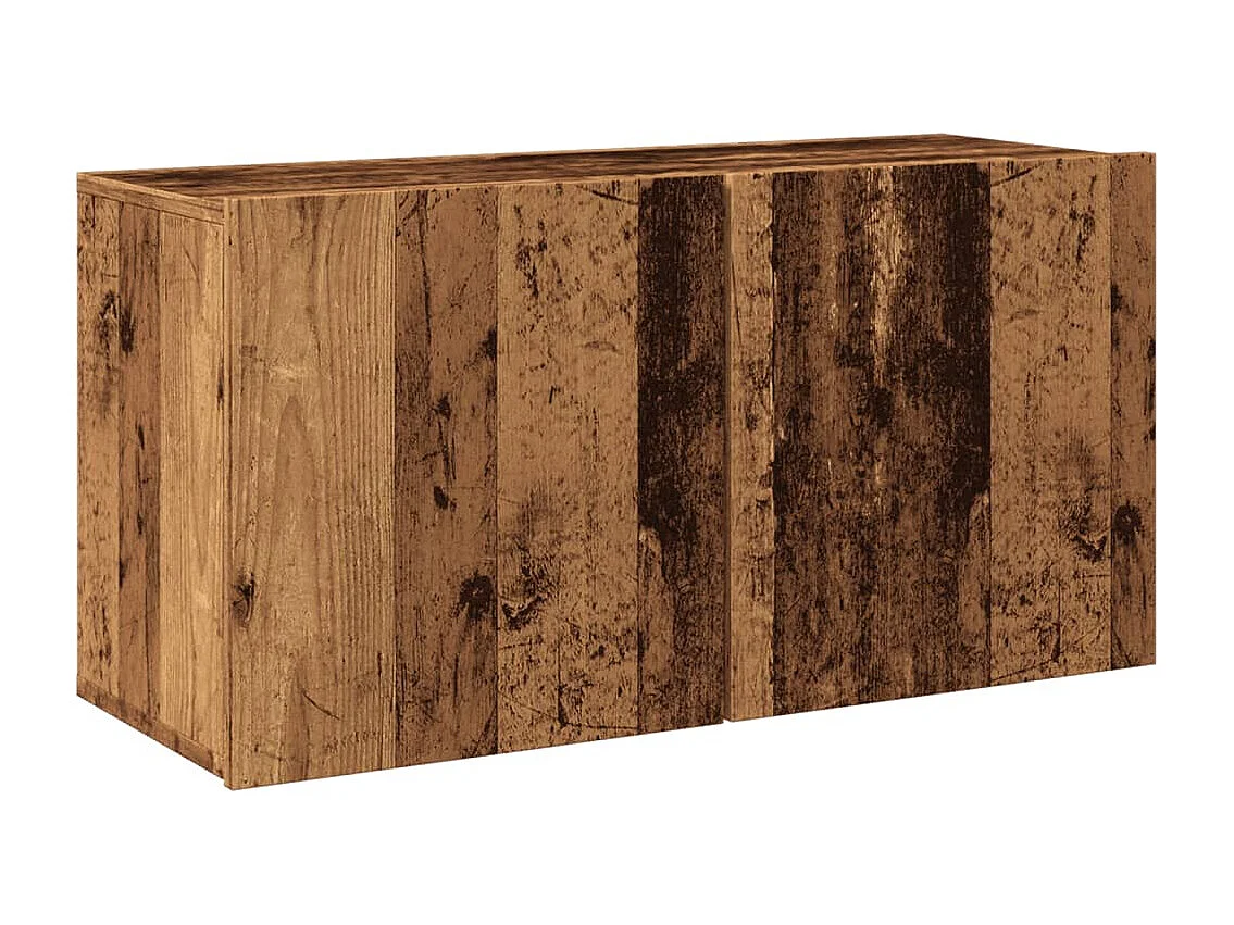 Berkfield TV Cabinet Wall-mounted Old Wood 80x30x41 cm
