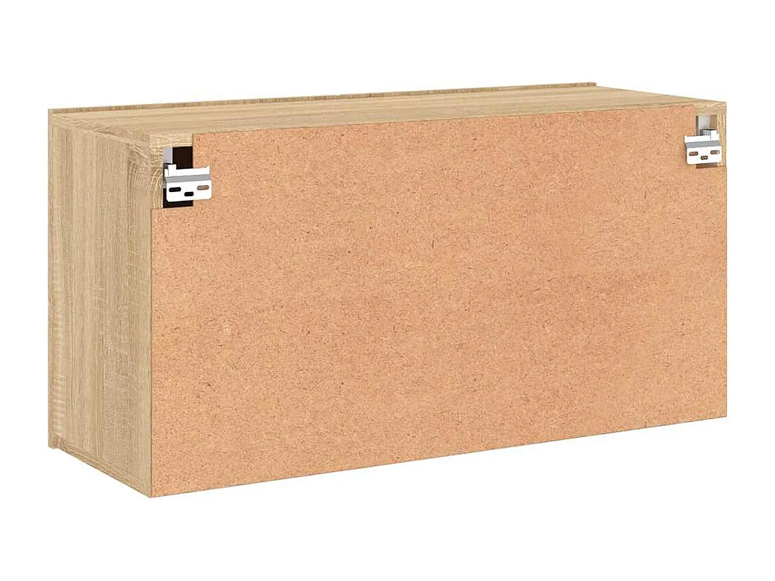 Berkfield TV Cabinet Wall-mounted Sonoma Oak 80x30x41 cm