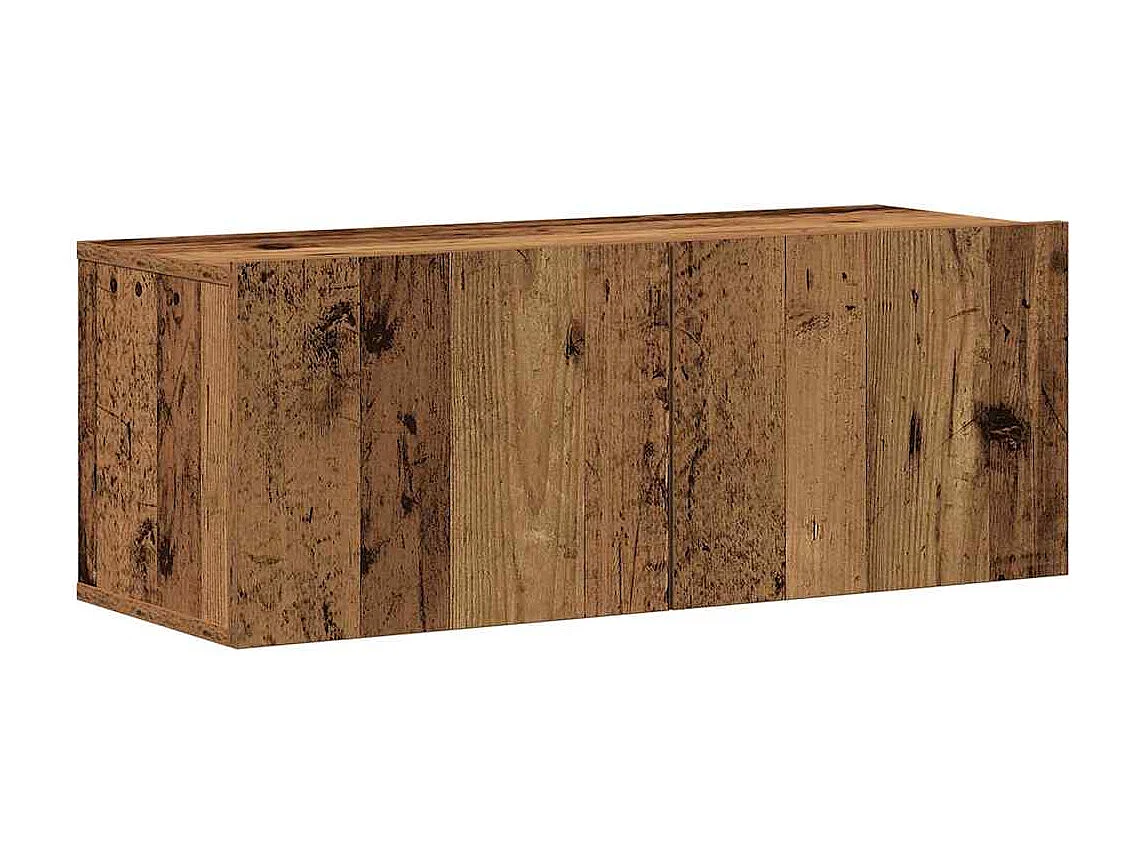 Berkfield 5 Piece TV Cabinet Set Wall-mounted Old Wood Engineered Wood