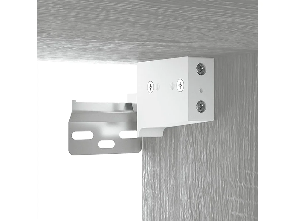 Berkfield Wall Mounted TV Cabinet Grey Sonoma 100x34.5x40 cm