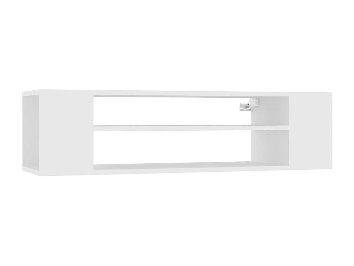 Berkfield Hanging TV Cabinet White 100x30x26.5 cm Engineered Wood