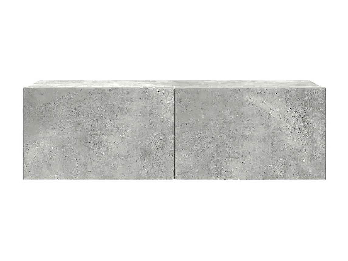 Berkfield 7 Piece TV Cabinet Set Concrete Grey Engineered Wood