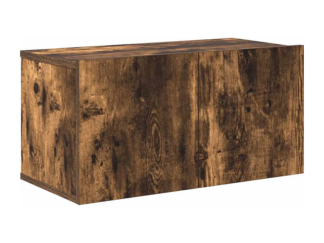 Berkfield 10 Piece TV Cabinet Set Smoked Oak Engineered Wood
