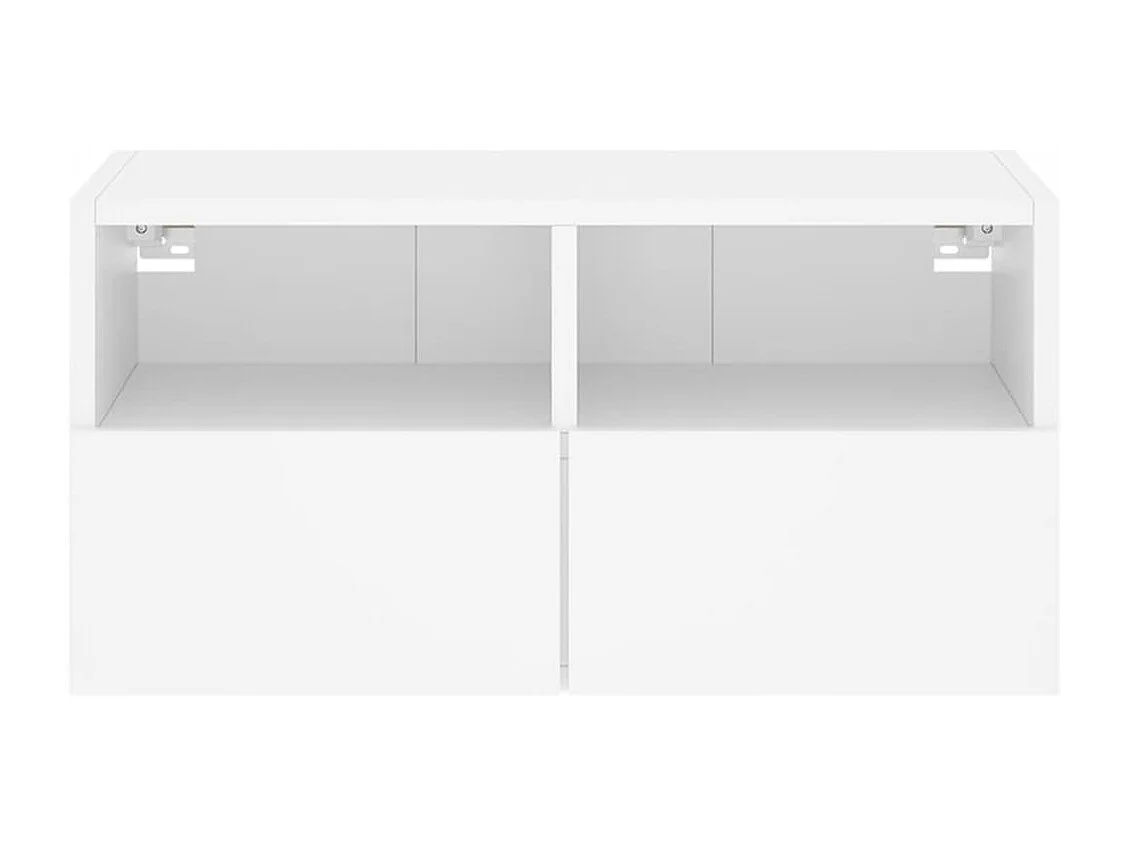 Berkfield TV Wall Cabinet White 60x30x30 cm Engineered Wood