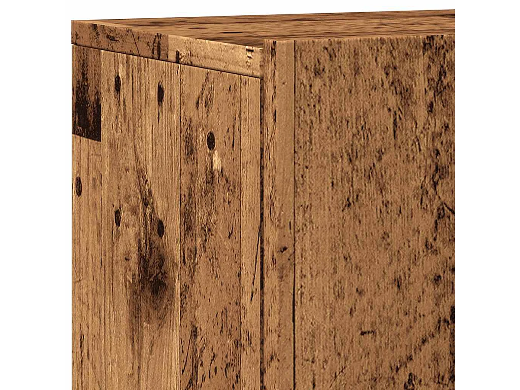 Berkfield TV Cabinet Wall-mounted Old Wood 100x30x41 cm
