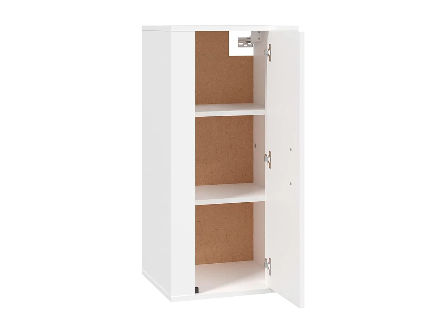 Berkfield Wall Mounted TV Cabinet White 40x34,5x80 cm