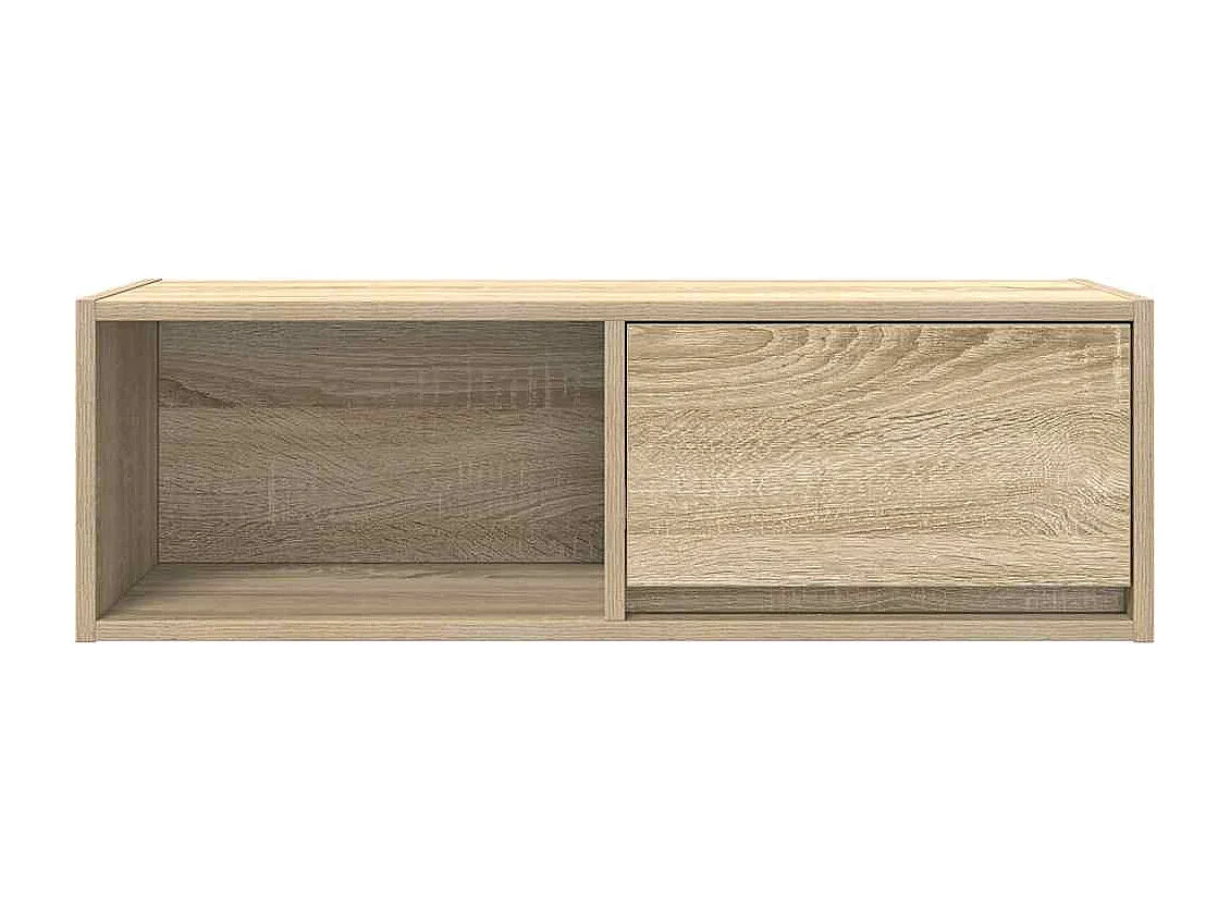 Berkfield TV Cabinet Sonoma Oak 80x31x25.5 cm Engineered Wood
