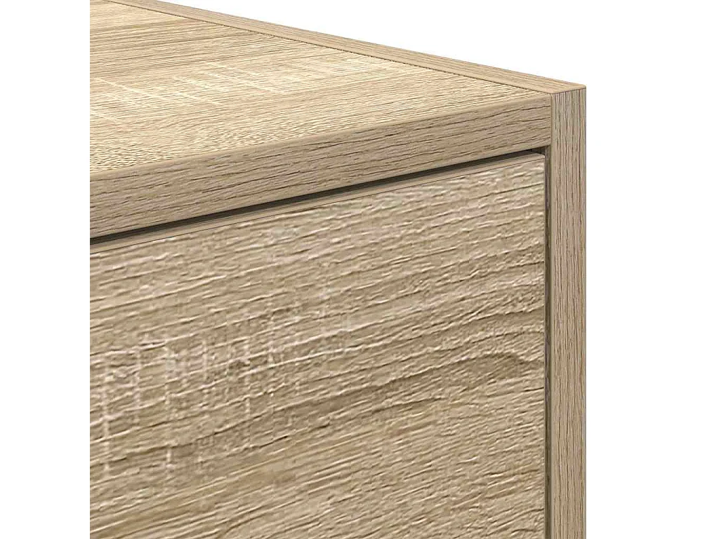 Berkfield TV Cabinet Sonoma Oak 80x31x25.5 cm Engineered Wood
