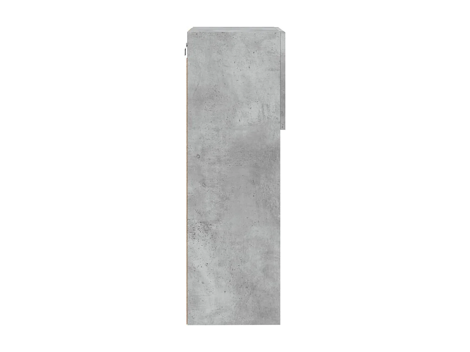 Berkfield TV Cabinet with LED Lights Concrete Grey 40.5x30x90 cm