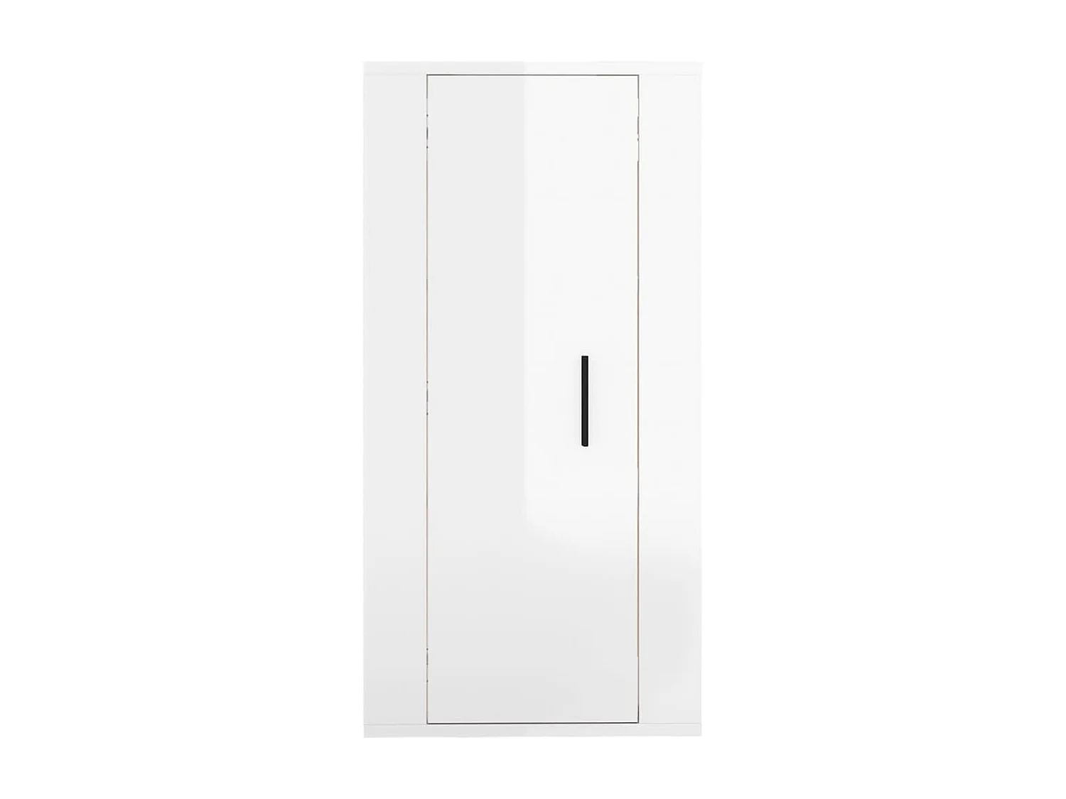 Berkfield Wall Mounted TV Cabinet High Gloss White 40x34,5x80 cm
