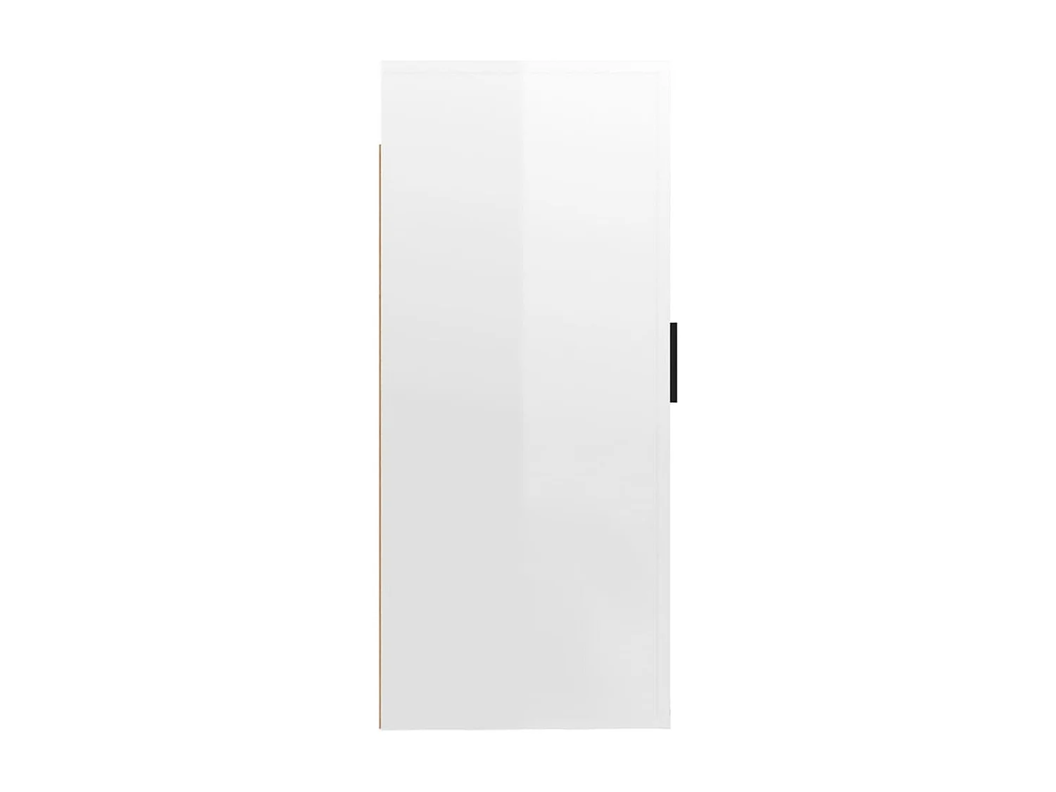 Berkfield Wall Mounted TV Cabinet High Gloss White 40x34,5x80 cm