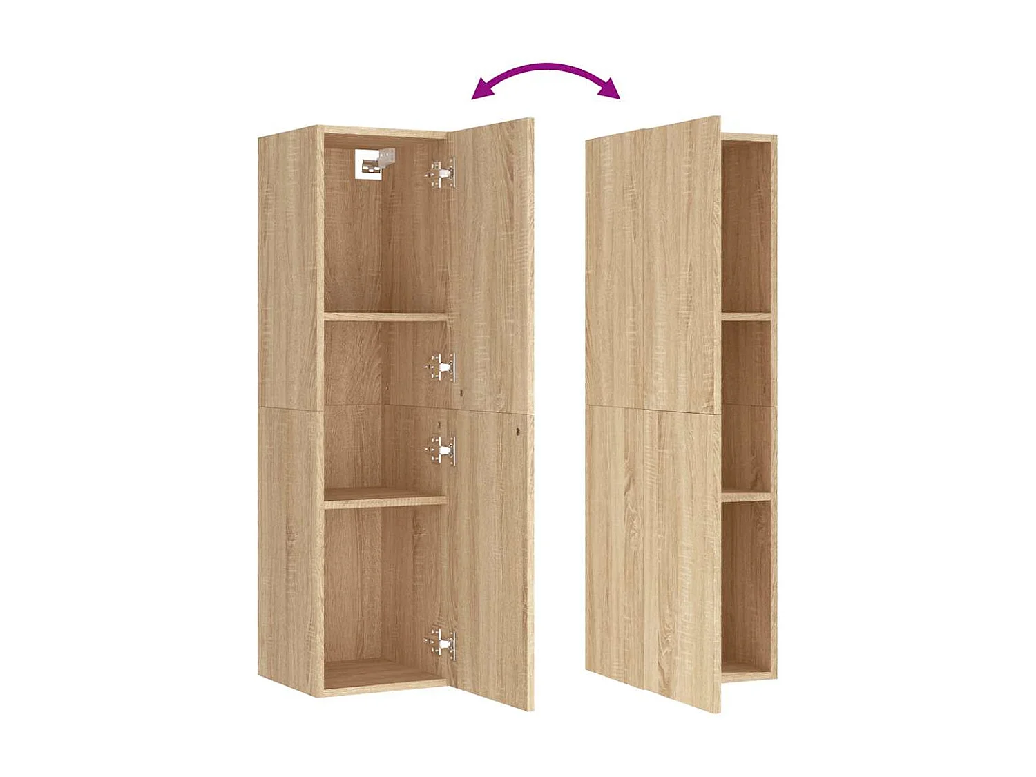 Berkfield TV Cabinet Sonoma Oak 30.5x30x110 cm Engineered Wood