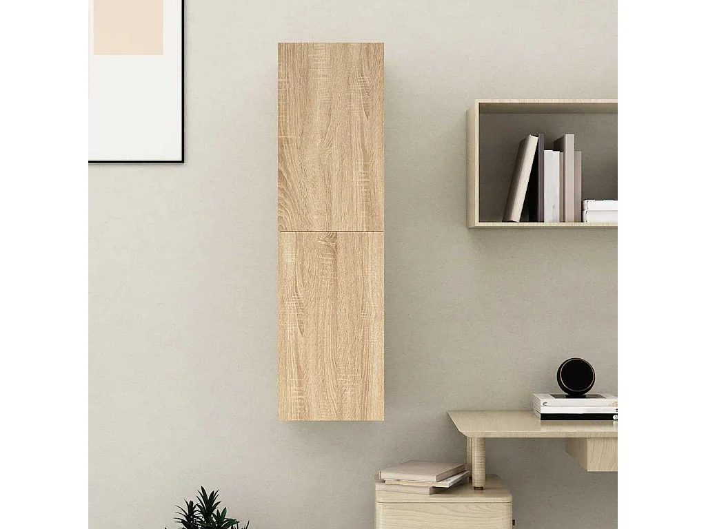 Berkfield TV Cabinet Sonoma Oak 30.5x30x110 cm Engineered Wood