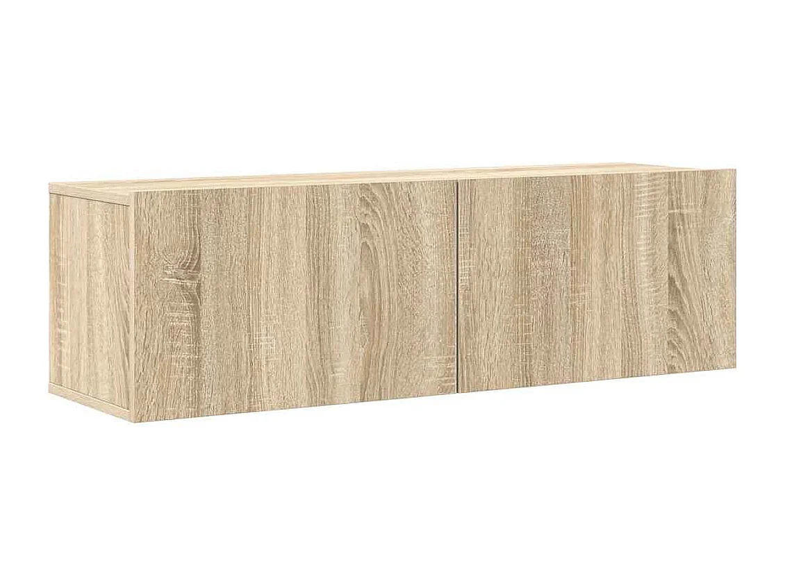 Berkfield 7 Piece TV Cabinet Set Sonoma Oak Engineered Wood