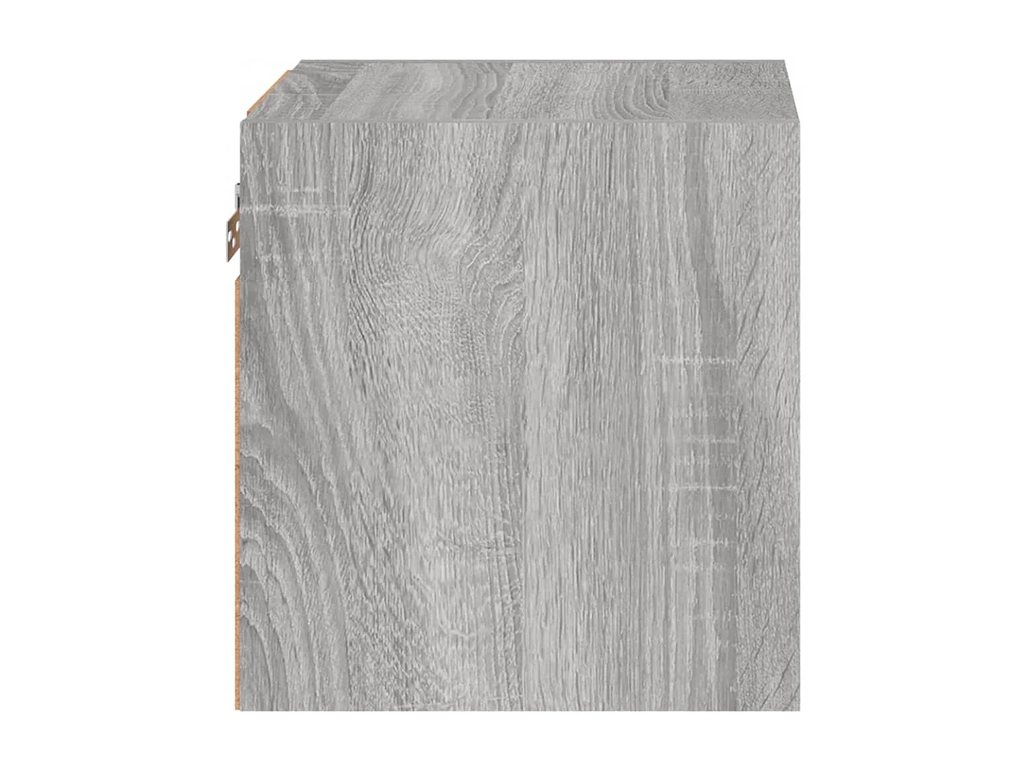Berkfield TV Wall Cabinet with LED Lights Grey Sonoma 30x28.5x30 cm
