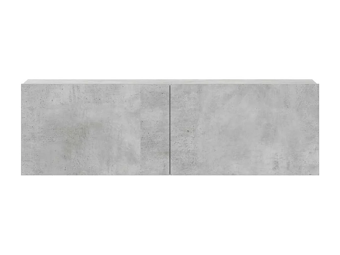 Berkfield 3 Piece TV Cabinet Set Concrete Grey Engineered Wood