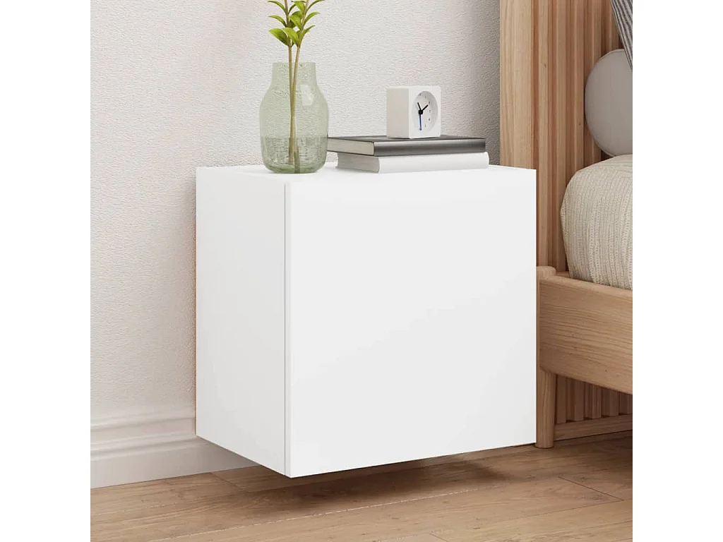 Berkfield TV Wall Cabinet White 40.5x30x40 cm Engineered Wood