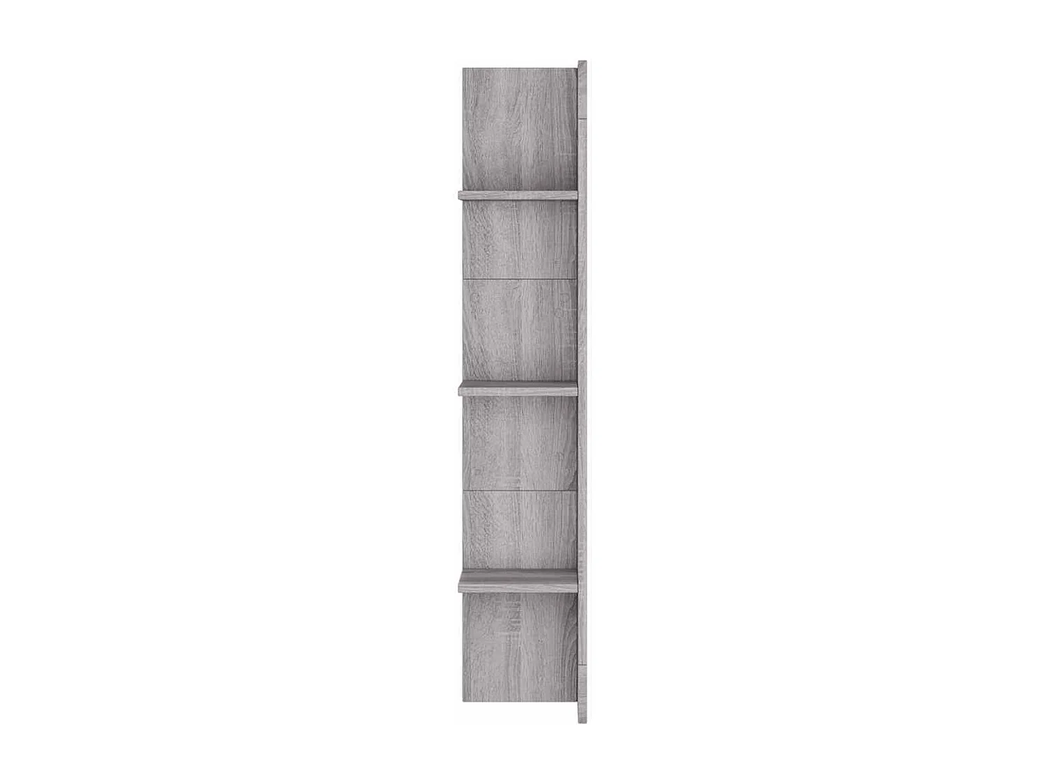Berkfield TV Cabinet Grey Sonoma 152x22x113 cm Engineered Wood
