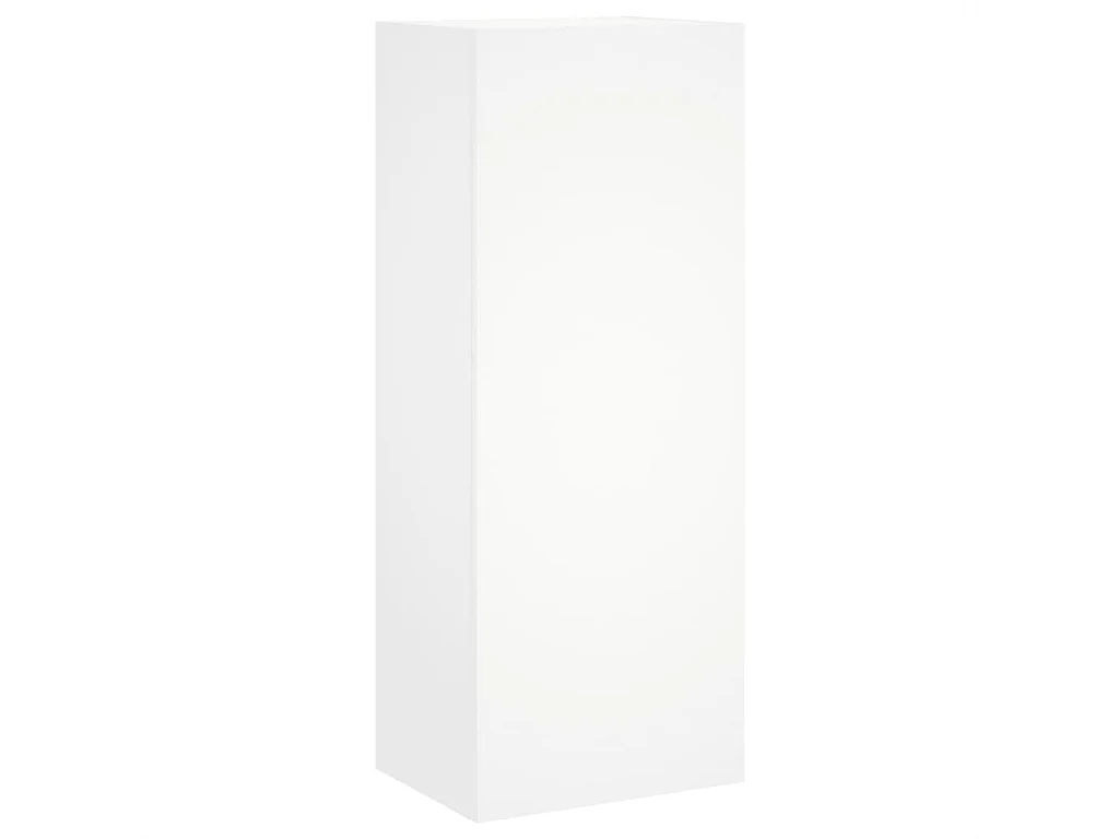 Berkfield TV Wall Cabinet White 40.5x30x102 cm Engineered Wood