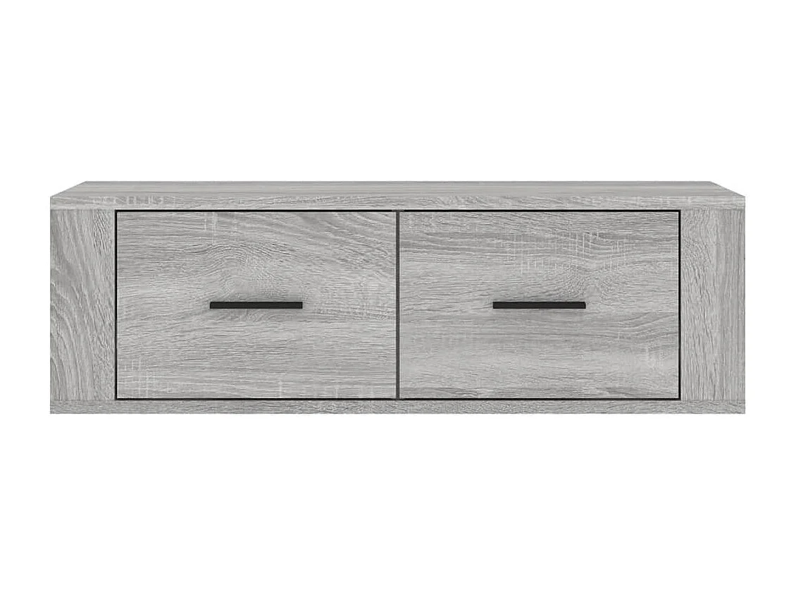 Berkfield Hanging TV Cabinet Grey Sonoma 80x36x25 cm Engineered Wood