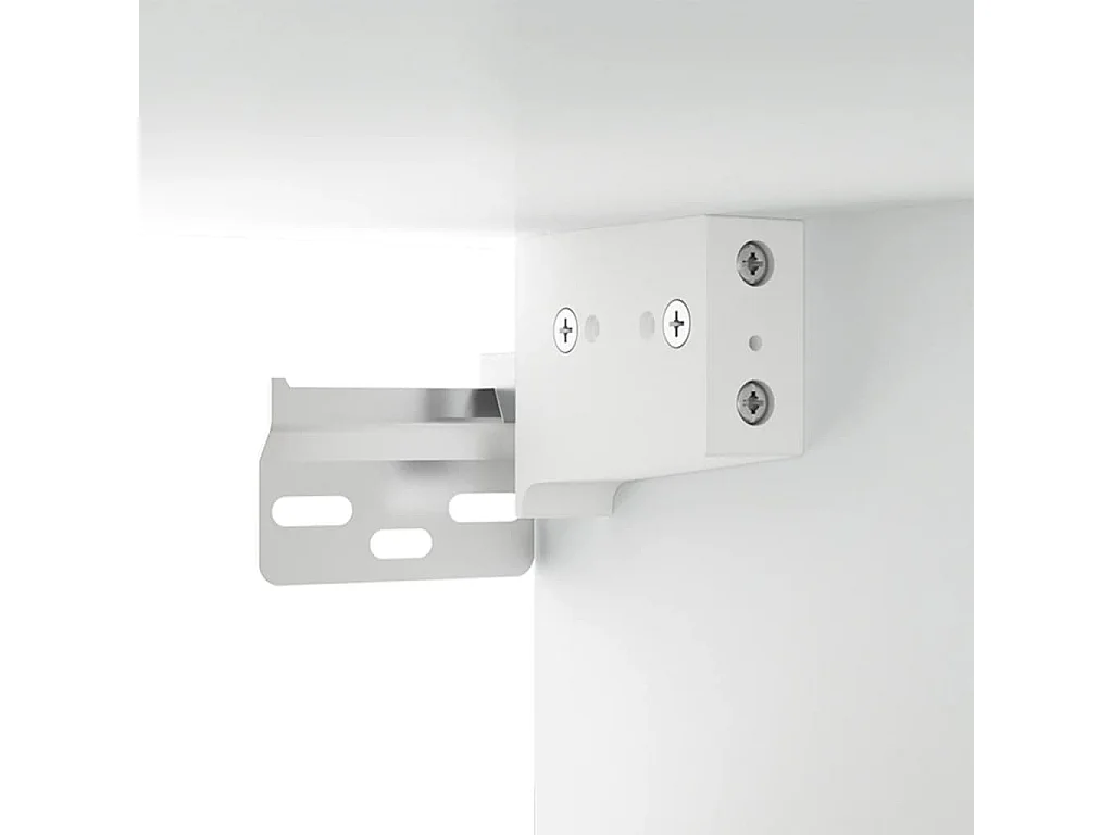 Berkfield Wall Mounted TV Cabinet White 100x34.5x40 cm