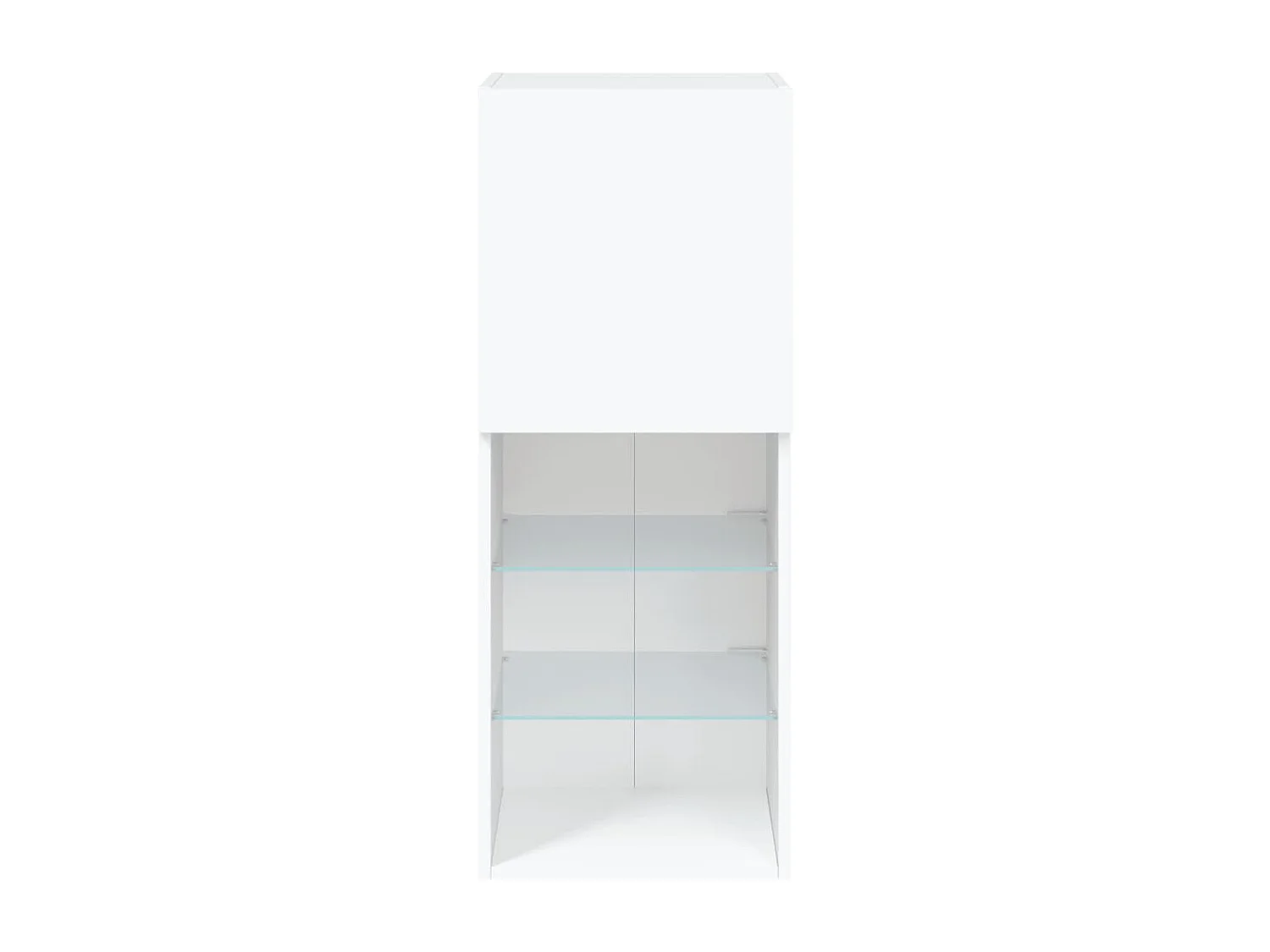 Berkfield TV Cabinet with LED Lights White 40.5x30x102 cm
