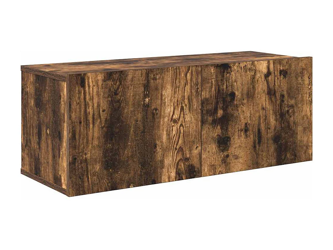 Berkfield 3 Piece TV Cabinet Set Smoked Oak Engineered Wood