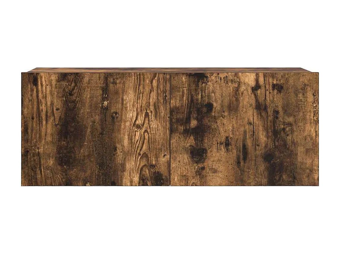 Berkfield 3 Piece TV Cabinet Set Smoked Oak Engineered Wood