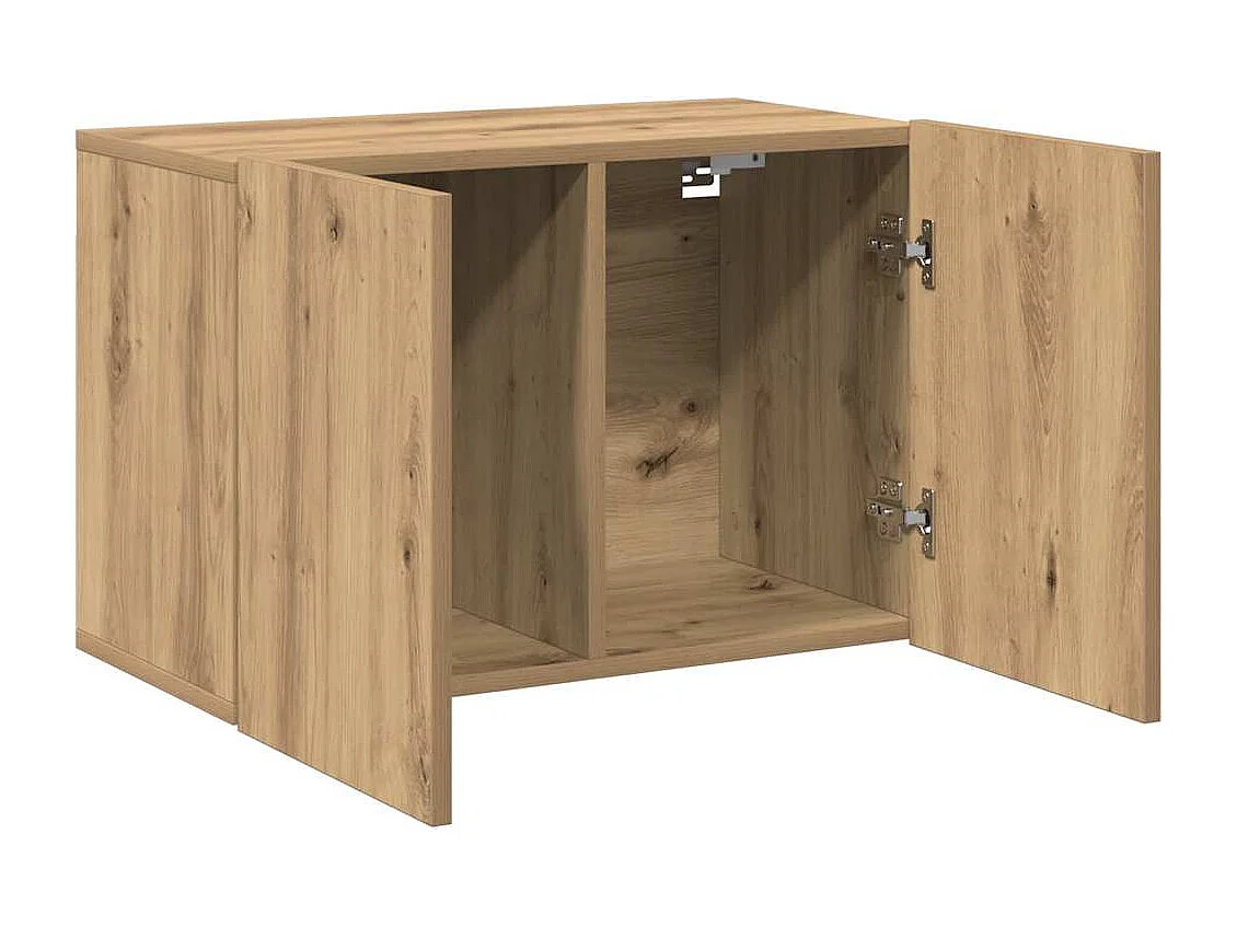 Berkfield TV Cabinet Wall-mounted Artisian Oak 60x30x41 cm