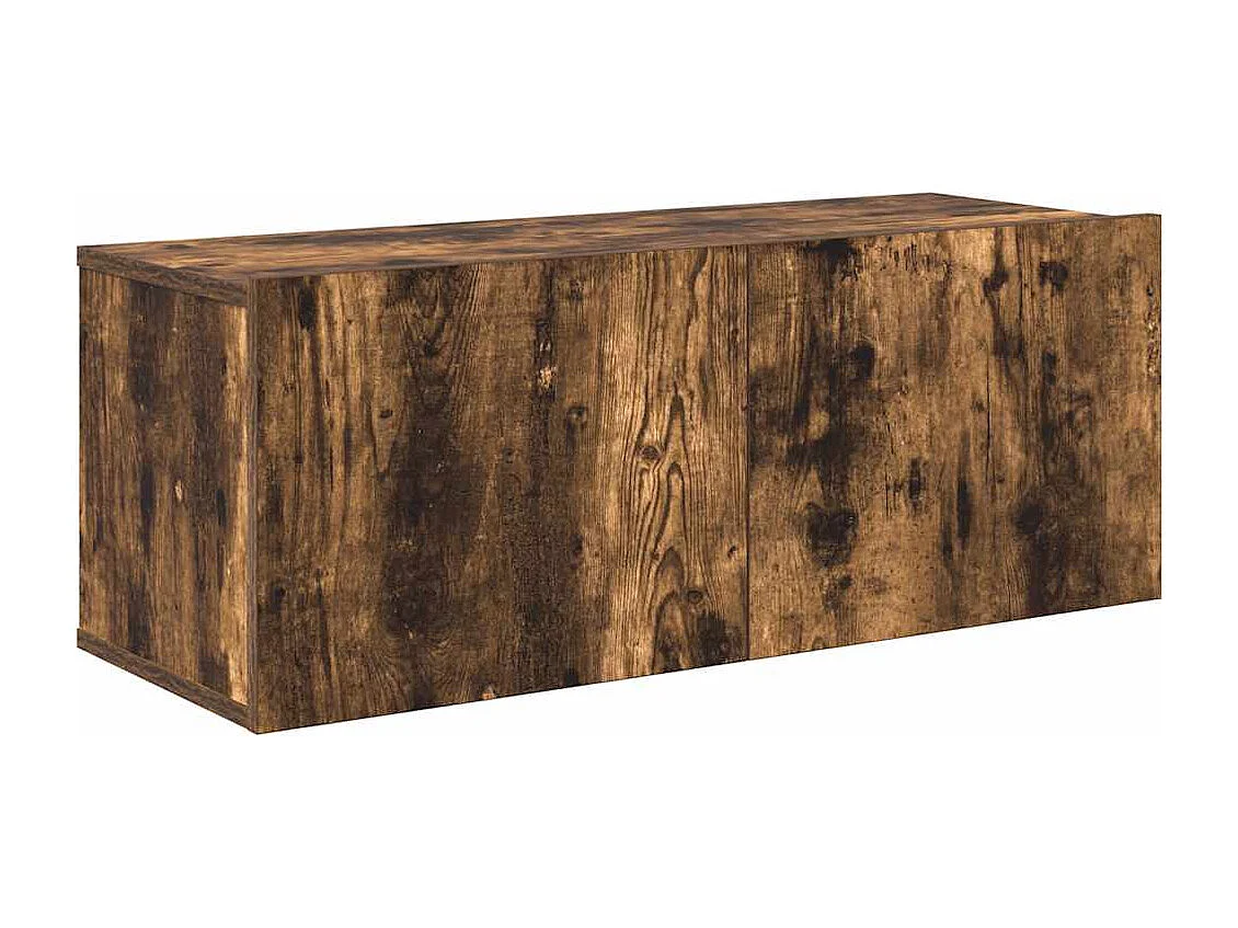 Berkfield 5 Piece TV Cabinet Set Smoked Oak Engineered Wood