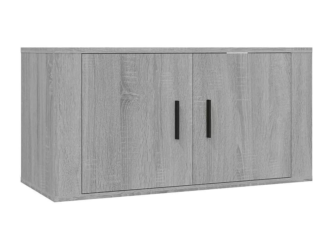Berkfield 3 Piece TV Cabinet Set Grey Sonoma Engineered Wood