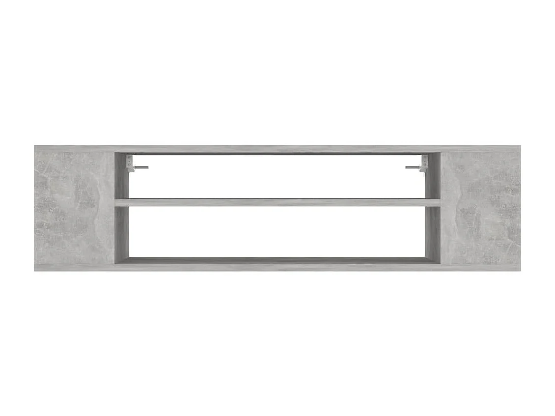 Berkfield Hanging TV Cabinet Concrete Grey 100x30x26.5 cm Engineered Wood