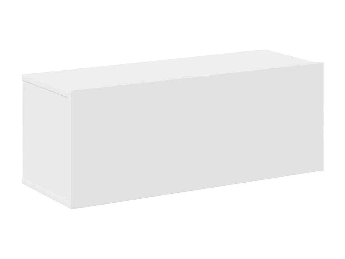 Berkfield 4 Piece TV Cabinet Set White Engineered Wood