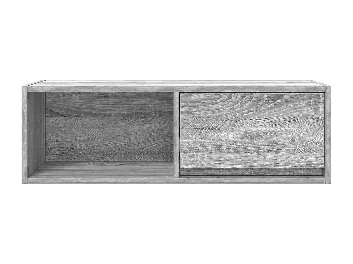 Berkfield TV Cabinet Grey Sonoma 80x31x25.5 cm Engineered Wood