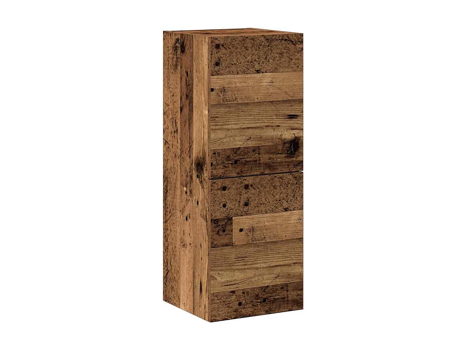 Berkfield 4 Piece TV Cabinet Set Wall-mounted Old Wood Engineered Wood