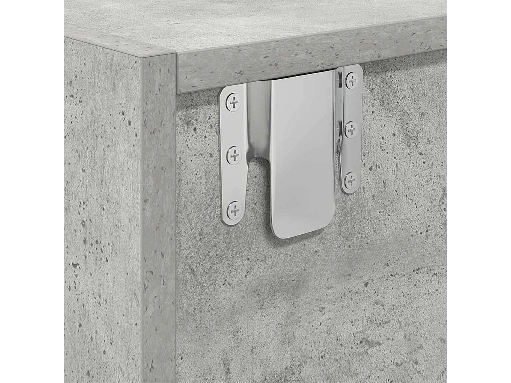 Berkfield TV Cabinet Concrete Grey 60x31x25.5 cm Engineered Wood