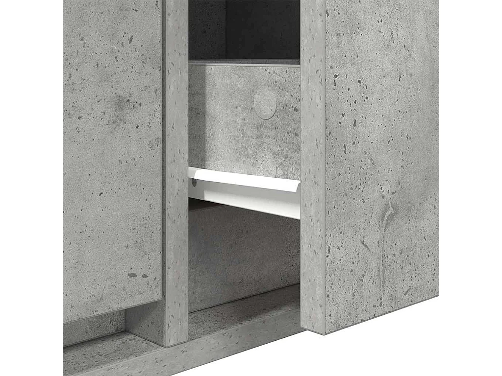 Berkfield TV Cabinet Concrete Grey 60x31x25.5 cm Engineered Wood