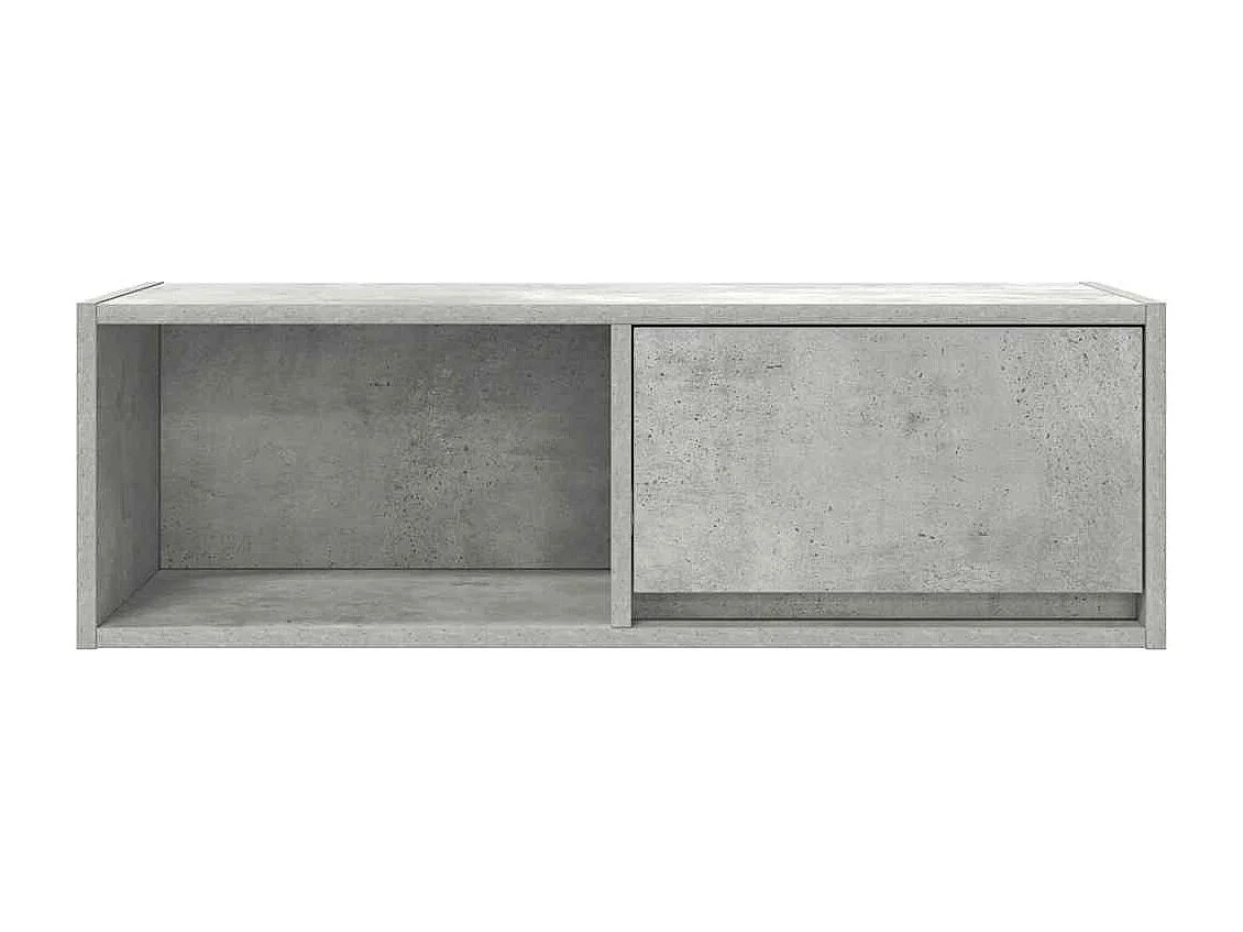 Berkfield TV Cabinet Concrete Grey 80x31x25.5 cm Engineered Wood