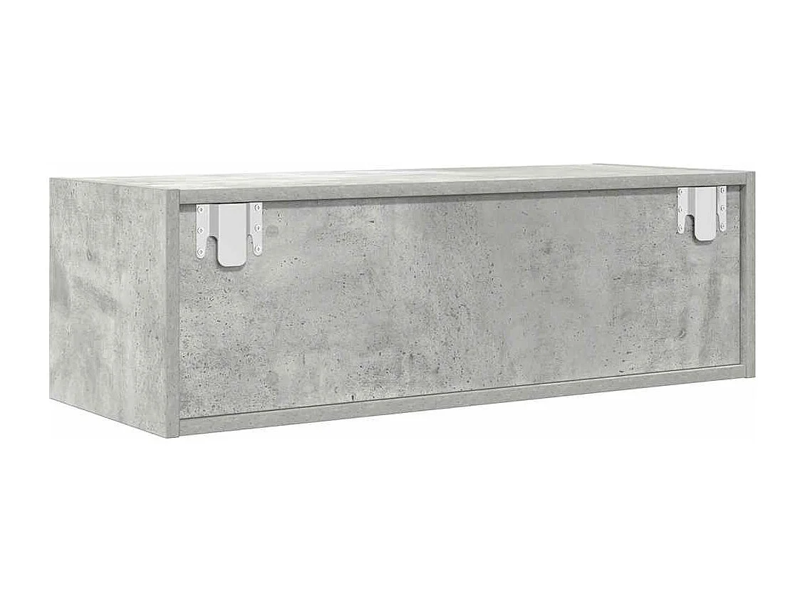 Berkfield TV Cabinet Concrete Grey 80x31x25.5 cm Engineered Wood