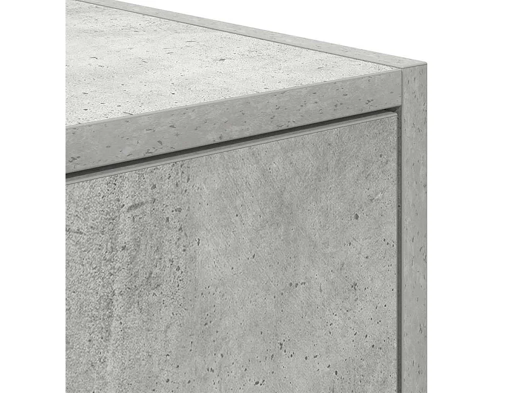 Berkfield TV Cabinet Concrete Grey 80x31x25.5 cm Engineered Wood