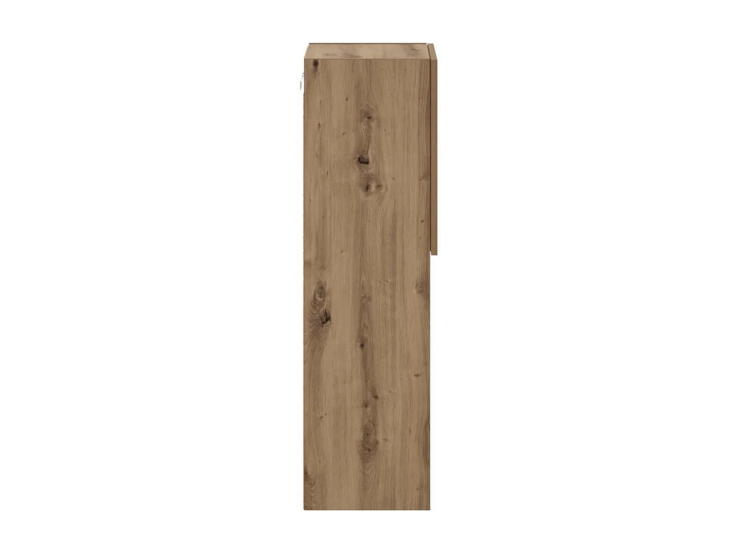 Berkfield TV Cabinet with LED Lights Artisian Oak 30.5x30x102 cm