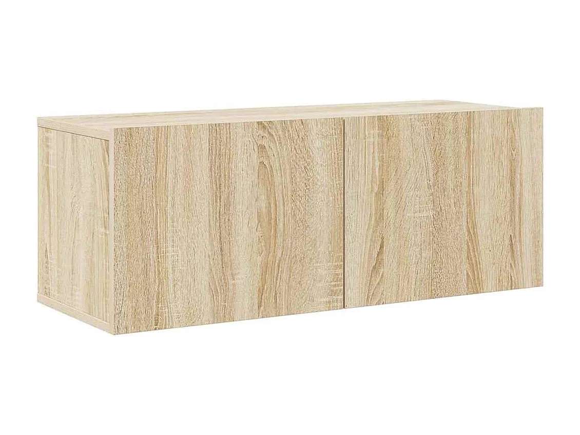 Berkfield 4 Piece TV Cabinet Set Sonoma Oak Engineered Wood