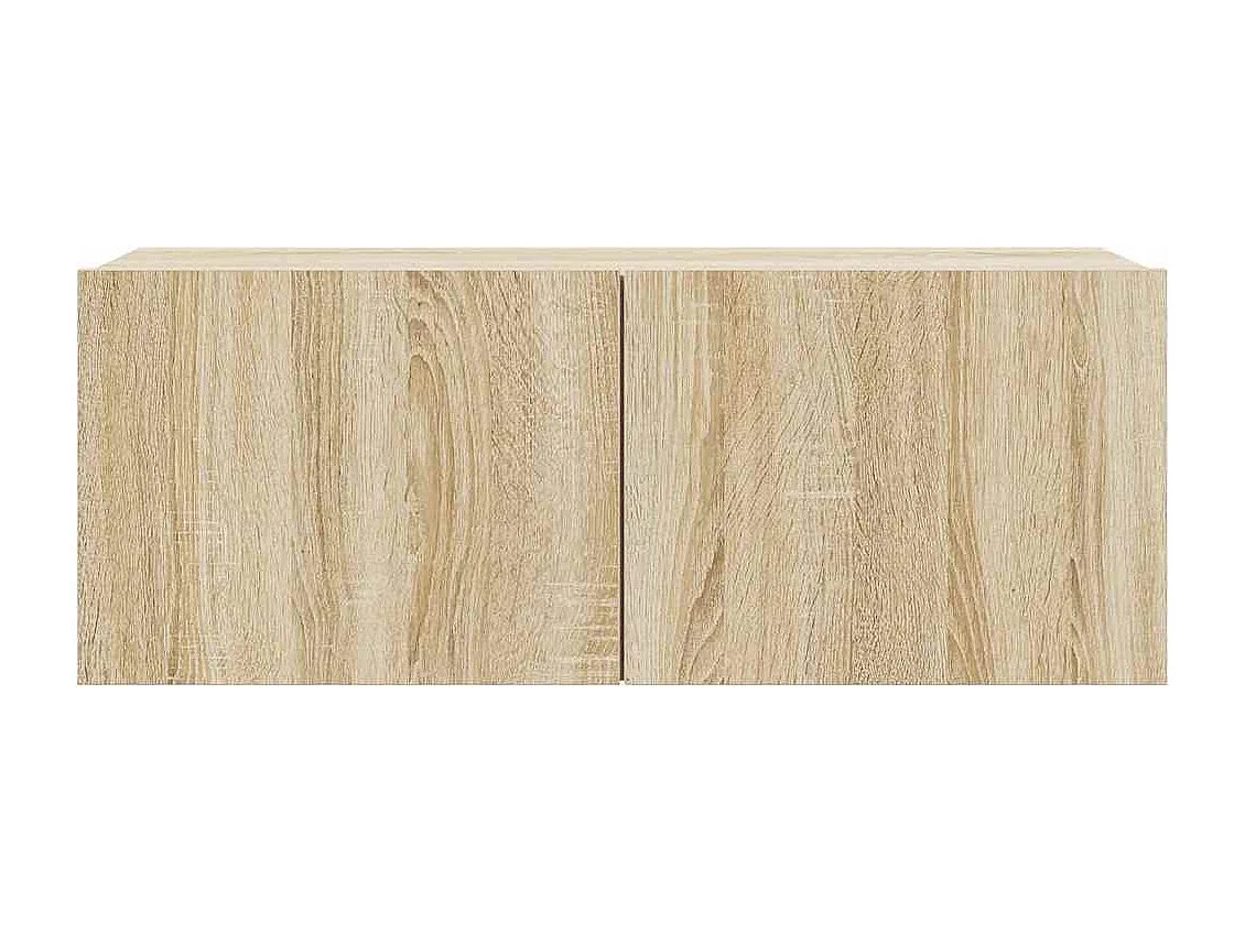 Berkfield 4 Piece TV Cabinet Set Sonoma Oak Engineered Wood