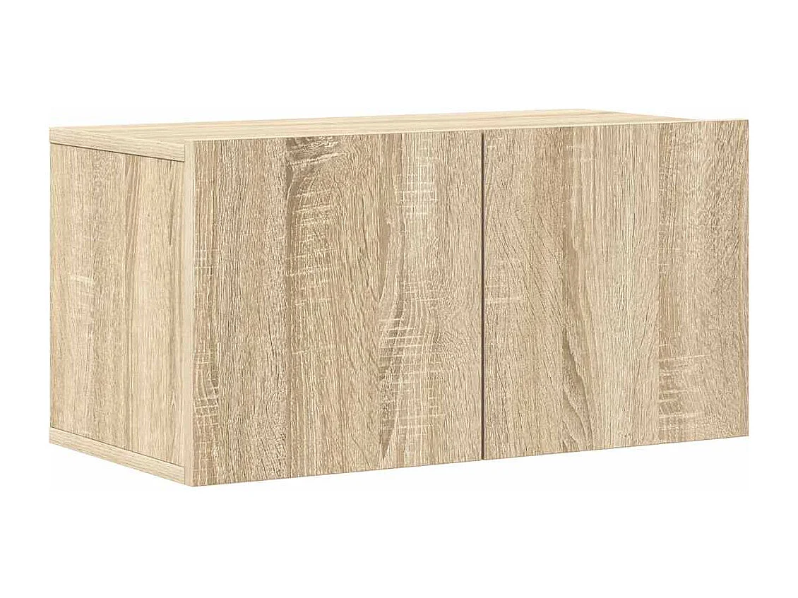 Berkfield 4 Piece TV Cabinet Set Sonoma Oak Engineered Wood