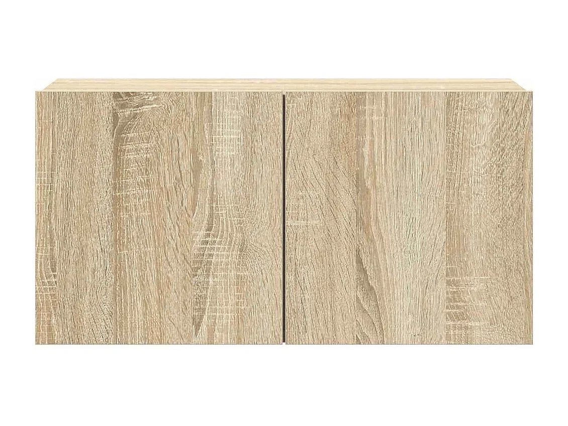 Berkfield 4 Piece TV Cabinet Set Sonoma Oak Engineered Wood
