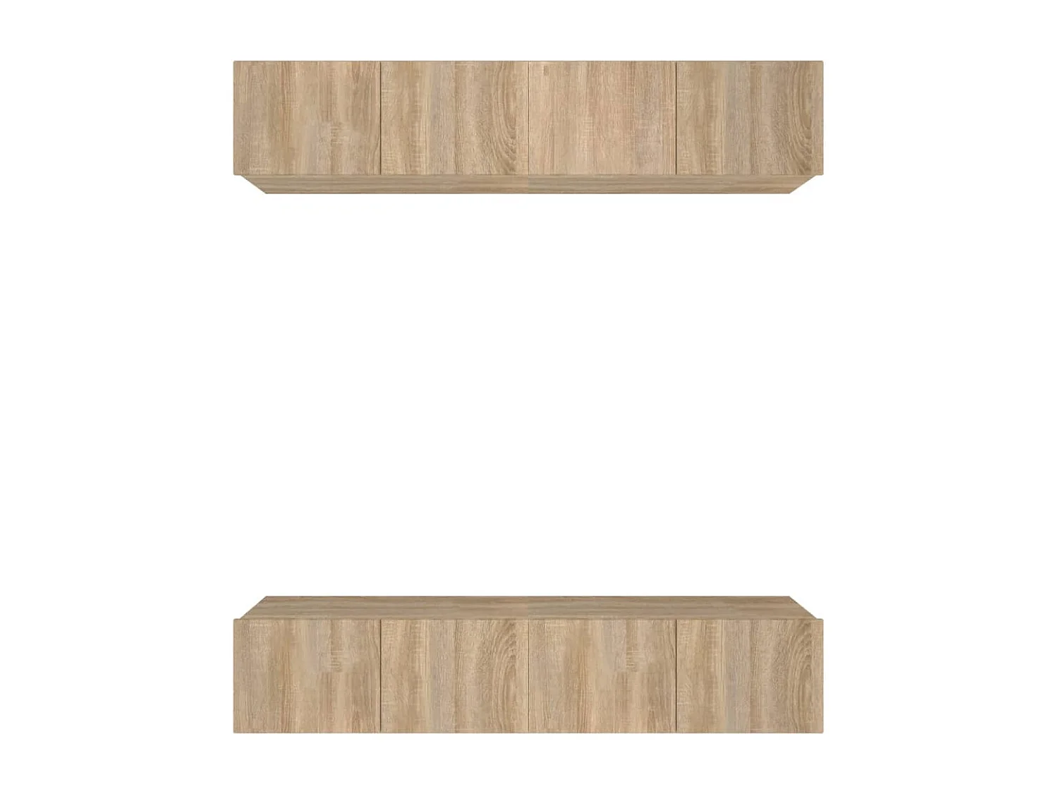 Berkfield TV Cabinets 4 pcs Sonoma Oak 80x30x30 cm Engineered Wood
